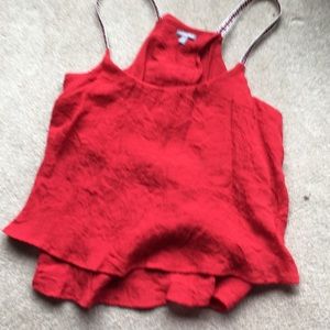 Red tank top